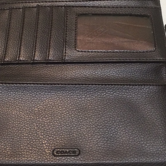 Coach Traditional Pattern Wallet/Checkbook Cover - Picture 6 of 7